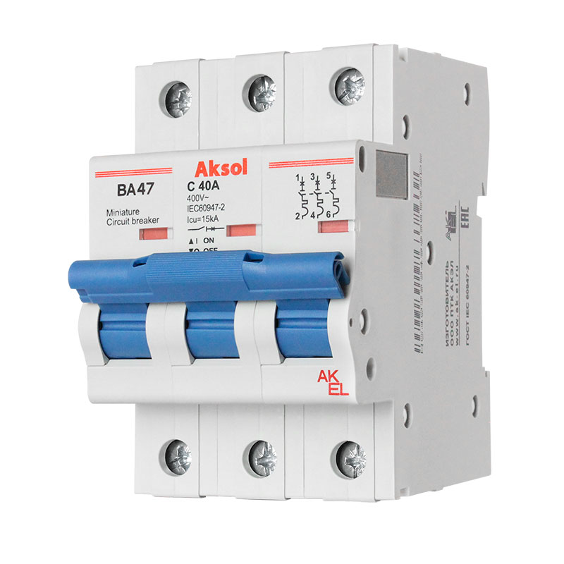 Модульные автоматические выключатели до 25kA